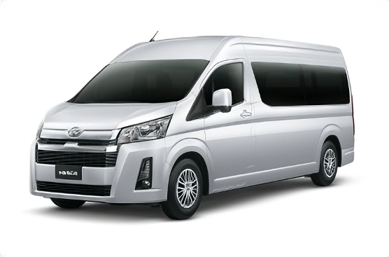 Comfortable van for group transfers